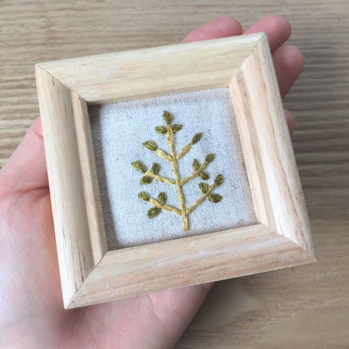 北欧風の木＊ 刺繍フレーム その他インテリア雑貨 彩いろー
