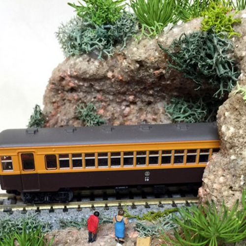 手作り鉄道模型Nゲージ自然風景セット 着払い商品 手作り鉄道模型N
