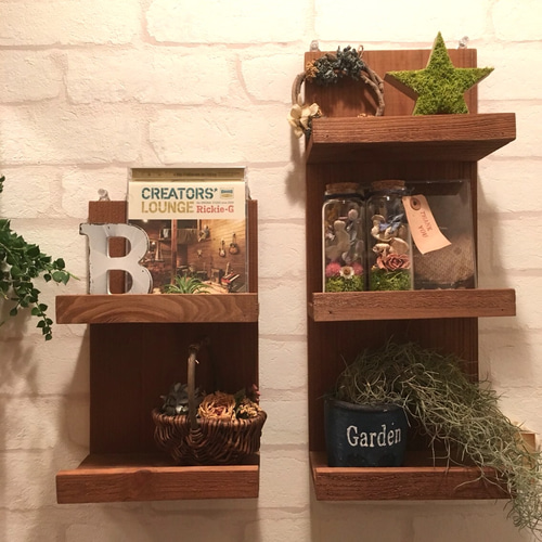 CDディスプレイラック2段 壁掛けラック・ウォールシェルフ ARAKO 通販