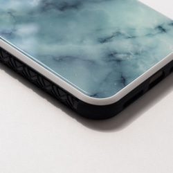 【 iPhoneケース 】 名前入れ オーダーメイド ほぼ 全機種対応  大理石風 強化ガラス スマホケース 9枚目の画像