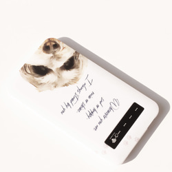 モバイルバッテリー わんこ シュナウザー 充電器 犬 ペット スマホ iPhone 6枚目の画像