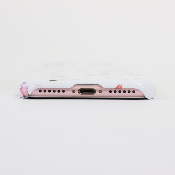花柄 iphoneケース ほぼ 全機種対応 ボタニカル スマホケース  iphone ピンク はな スマートフォンケース 4枚目の画像