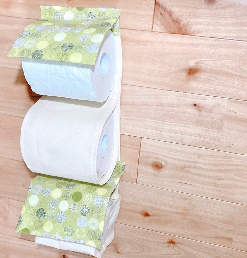 春ママ様 オーダートイレットペーパー3個入れ&ナプキン入れ
