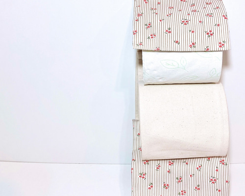 ☆可愛い☆ナプキン入れ付き トイレットペーパーホルダーカバー