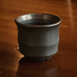 銀黒ポット（植木鉢） 2枚目の画像