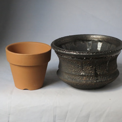 Kinguro Crater Pot（植木鉢） 3枚目の画像