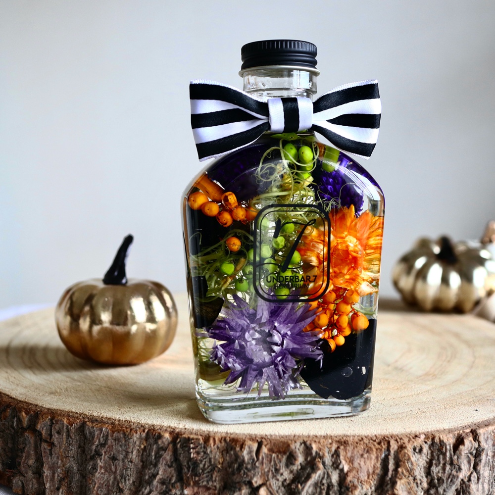 ◆ハーバリウム　254　ハロウィンbottle *.:。✿*゜¨こちボトル