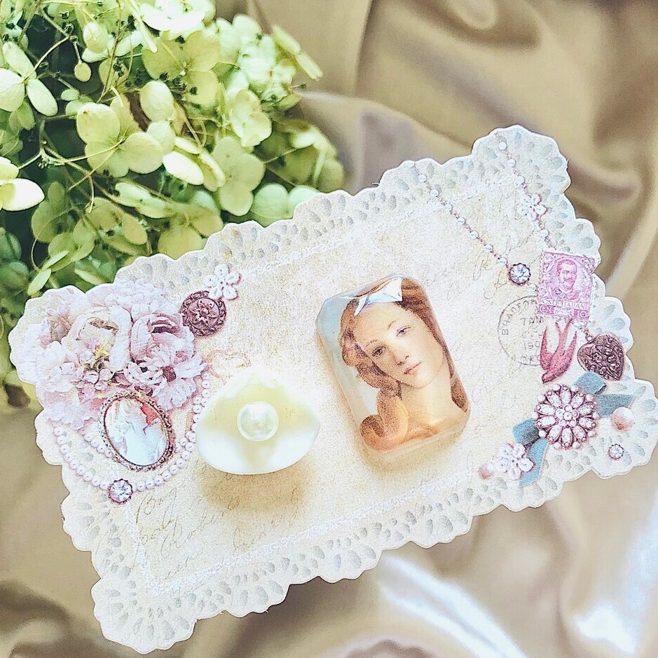 【大人の美術館】〜ボッティチェリ「ヴィーナスの誕生」のイヤリング〜絵画　美術　芸術　個性的　絵　アート　おもしろい　個性