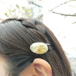 〜桜のヘアアクセサリー2点セット〜 お花見　さくら　ピンク　レジン　クリア　ドライフラワー　入園式　入学式  春ヘアゴム 11枚目の画像