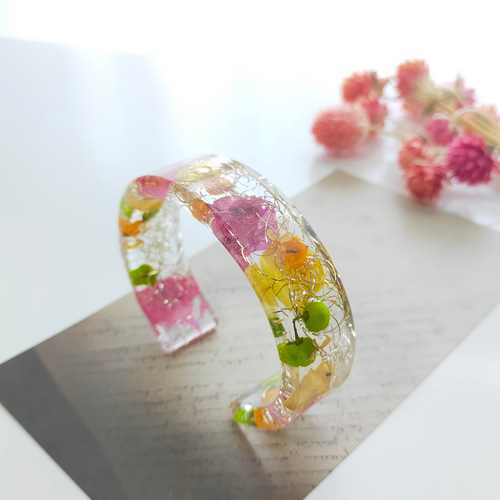 RUKA ルカ フラワー ブレスレット バングル アクセサリー