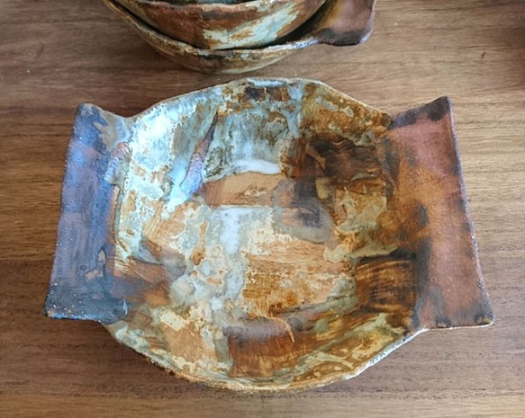 “系列鵝卵石”湯碗帶柄 第3張的照片
