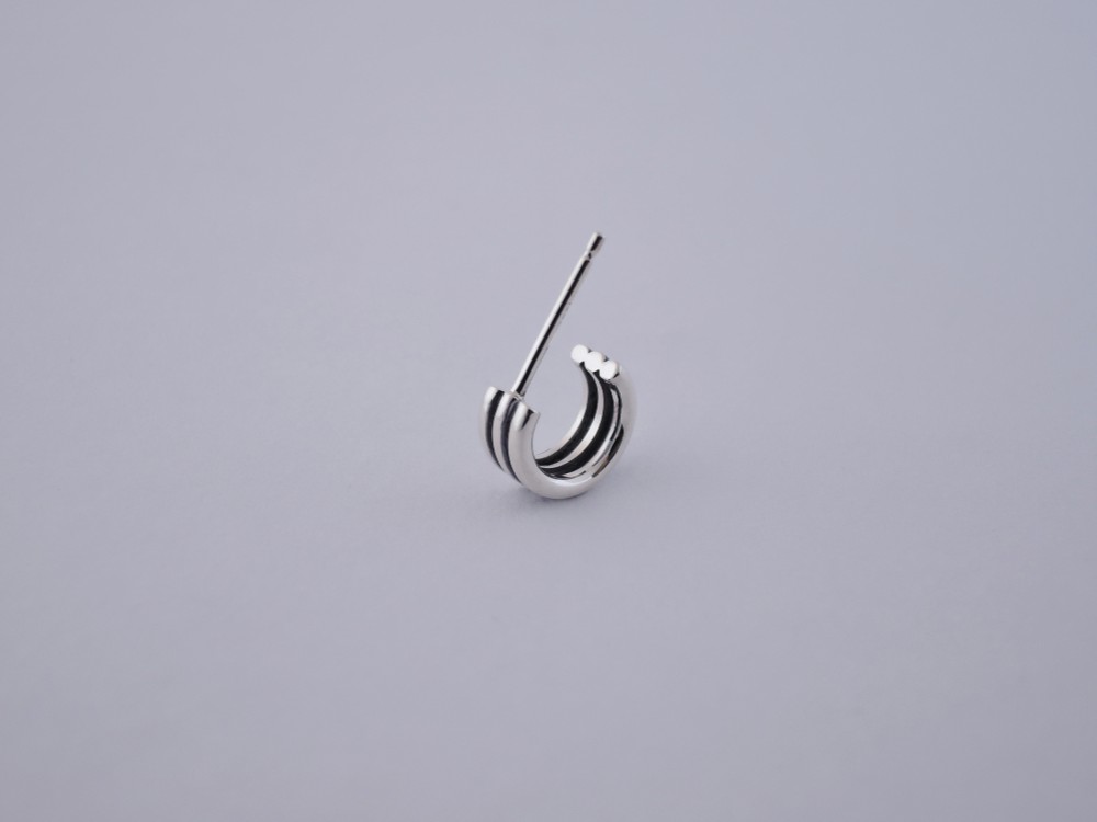 coil ピアス  1P  (silver 925)