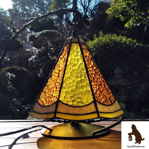 テーブルランプ(Fruits parasol はちみつ檸檬)ステンドグラス ランプ