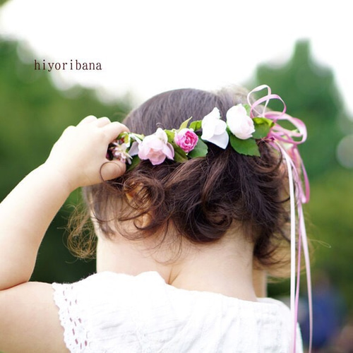 ももいろ花かんむり（Kids) 雑貨・その他 日和花 hiyoribana 通販 