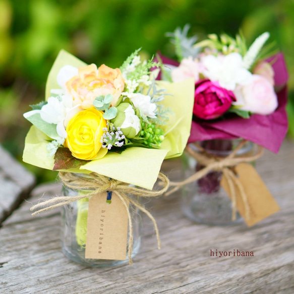 bottle bouquet【世界に一つだけの花束】 1枚目の画像