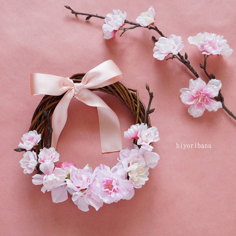 そろろん♡ひな祭り♡桜♡フラワーリース