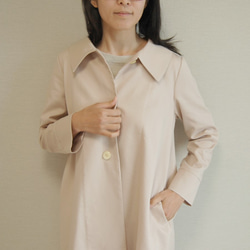 桜色、衿、形、完璧スプリングコート　 9枚目の画像