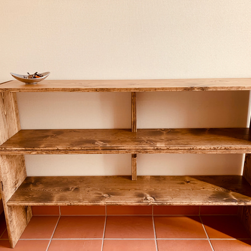 靴置き棚 靴箱・下駄箱・シューズラック bois × H2 通販 9837947