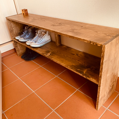 靴置き棚 靴箱・下駄箱・シューズラック bois × H2 通販 9837947