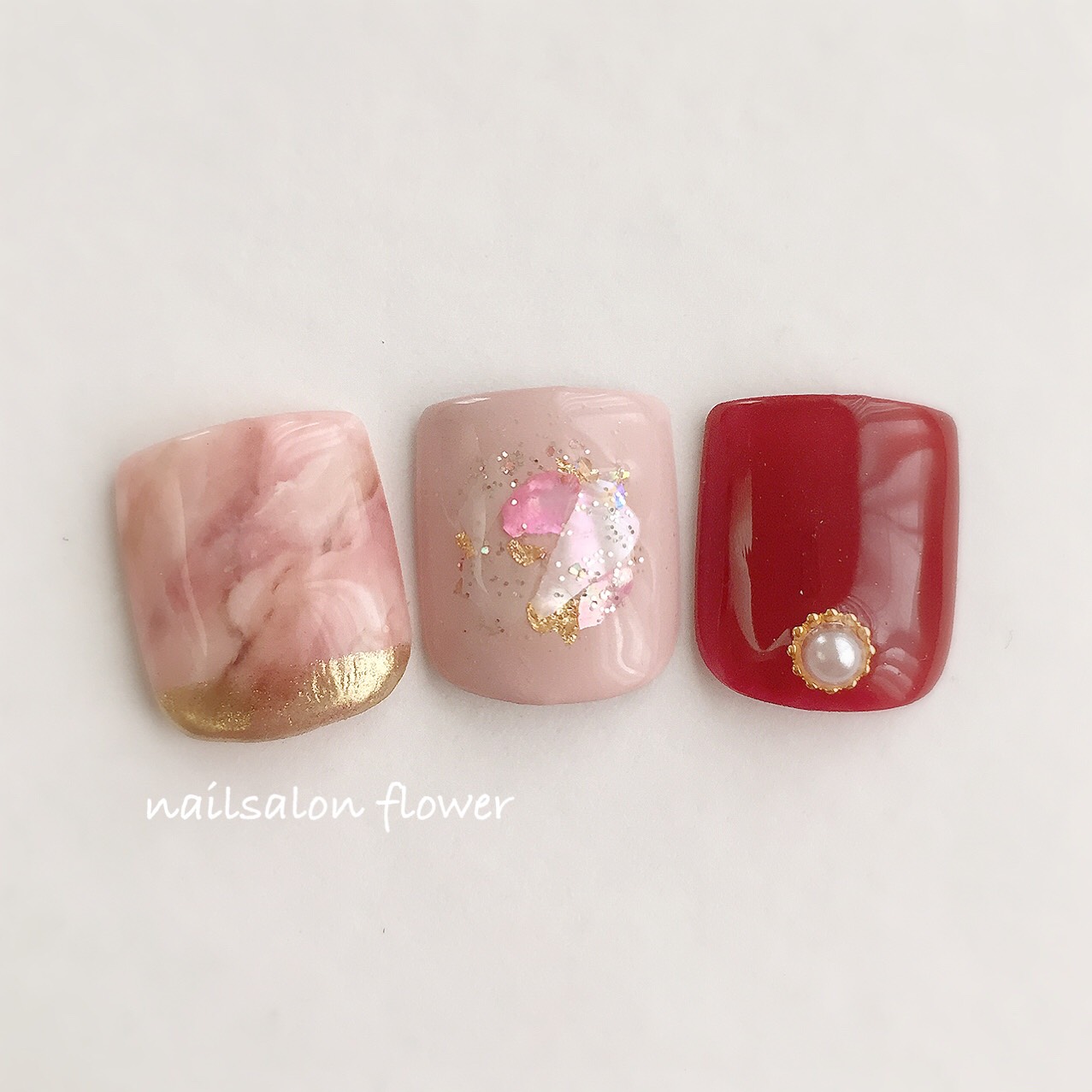 ニュアンス フットネイルチップ 【foot】シェル