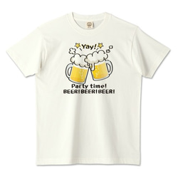 オーガニックコットンＴシャツ*CT125 BEER!BEER!BEER! 1枚目の画像