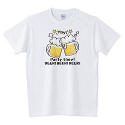 オーガニックコットンＴシャツ*CT125 BEER!BEER!BEER! 7枚目の画像