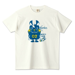 オーガニックコットンＴシャツ*CT124  モコモコラビット2号*ggrks*Cbg 1枚目の画像