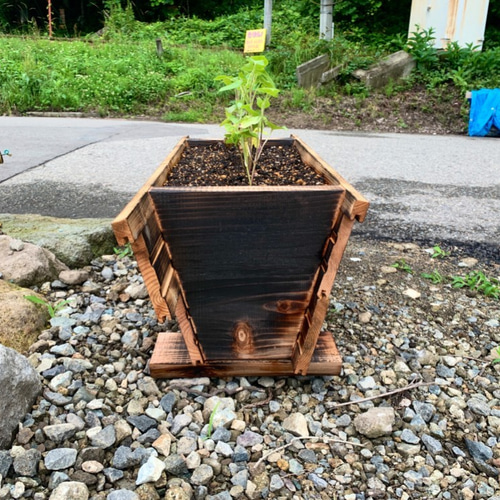 木製プランター 一輪挿し・花瓶・花器 マルヨ建匠 通販 9828718