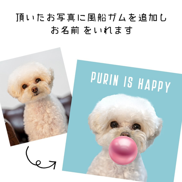 ■MARIMADE■うちの子グッズ iPhoneケース ペット 写真 スマホケース カバー愛犬猫 オーダーメイド 3枚目の画像