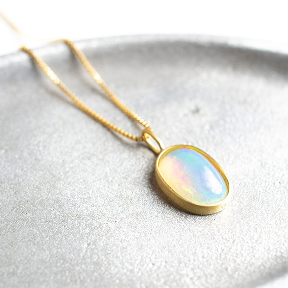 りり七色の遊色です★エチオピア産プレシャスオパール★ペンダントオーダー りり七色の遊色です☆エチオピア産プレシャスオパール