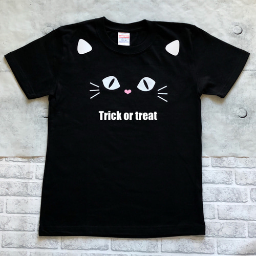 黒猫　2枚　ハロウィンTシャツ　90cm〜XXXLまで！