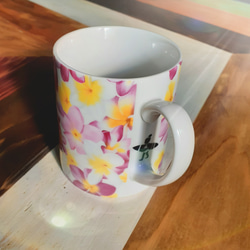 プルメリアのマグカップ 3枚目の画像