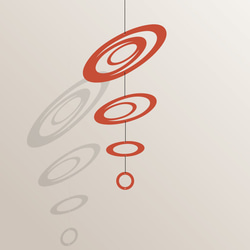 kirie-hanging---GuruGuru ring（ペーパーオーナメント） 5枚目の画像