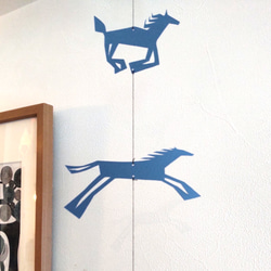 kirie-hanging---Horse（ペーパーオーナメント・ウマ） 4枚目の画像