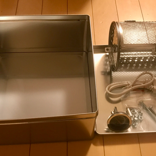 電動コーヒー焙煎機作成キット(部品＋説明書) その他調理器具 豆