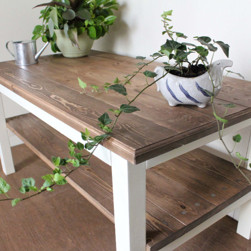 ハンドメイド カントリーローテーブル120 カントリーローテーブル120