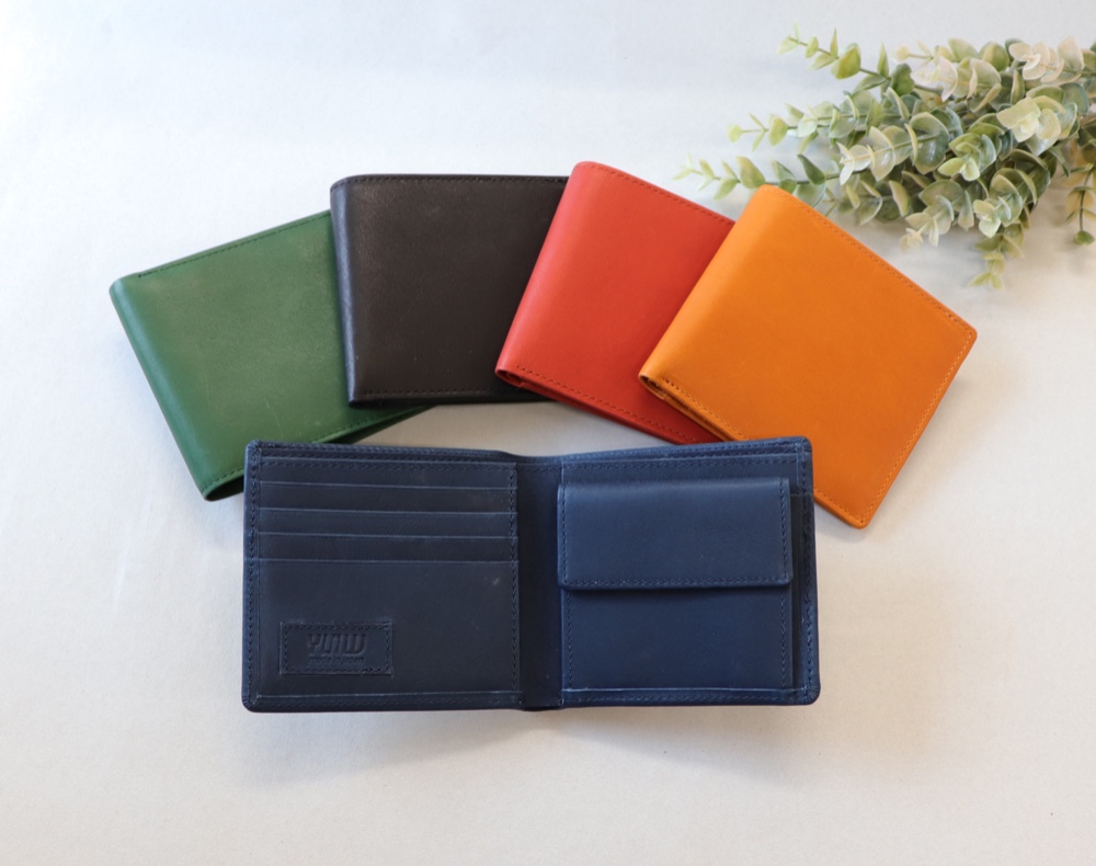 安い ハンドメイド グローブ buchy 財布 牛革 赤 財布・ケース・小物入れ