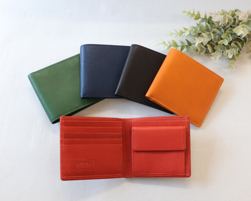 マネークリップ カードケース 財布 ミニ財布 クロコ レッド 赤