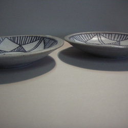 ふたりの魚絵皿（2枚セット） 3枚目の画像