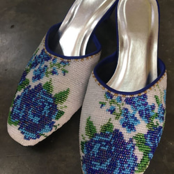 ◇ニョニャ ビーズ刺繍 サンダル◇ opened toes サンダル périple ぺ