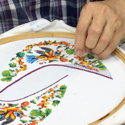 ◇ニョニャ ビーズ刺繍 サンダル◇ opened toes サンダル périple ぺ