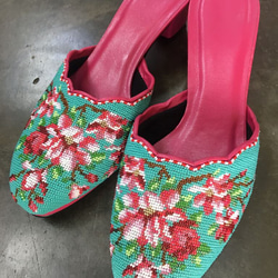 ◇ニョニャ ビーズ刺繍 サンダル◇ closed toes サンダル périple ぺ