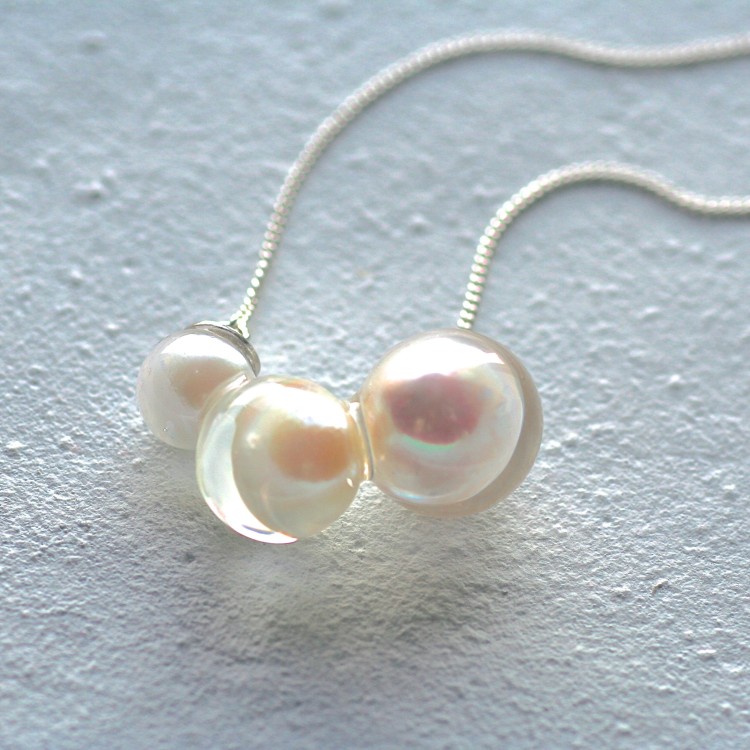 Bubbleの首飾り Silver（クリックポスト送料無料）