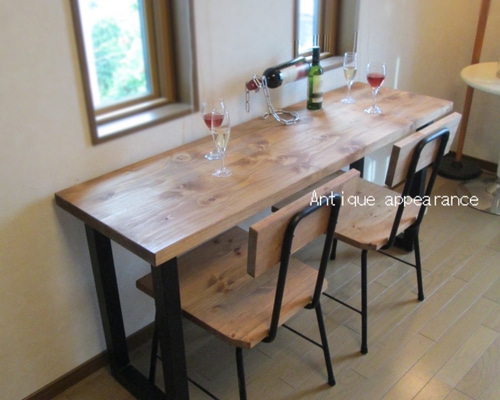 アンティーク風　テーブル　カウンターテーブル　アイアン脚 アンティーク風 テーブル カウンターテーブル アイアン脚 【公式通販】