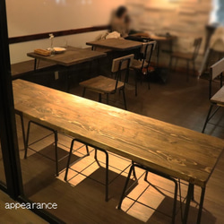 お店様向き用プラン　アンティーク風ダイニングテーブル・鉄脚アイアン　テーブル 8枚目の画像