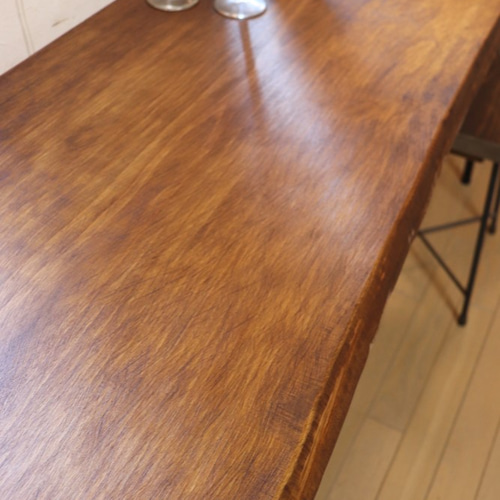 大きいw1840一枚板ヒノキカウンターテーブル 厚44!!カフェ ダイニング