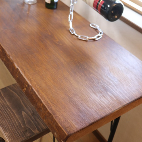 大きいw1840一枚板ヒノキカウンターテーブル 厚44!!カフェ ダイニング