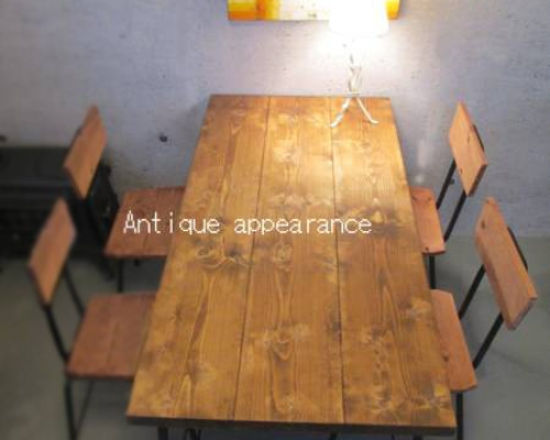 金属製テーブル脚　アイアン脚　鉄脚　当時物　古家具　レトロ　一枚板 0_e5278e9c450dd5fe1836fdfe2620