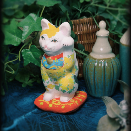 招き猫☆送料無料☆「紅葉さん」 その他置物 招福堂@ 通販 1262397