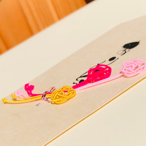 手描き金封✳︎花束【筆文字アート】山中和紙✳︎オーダー作品 手描き金封✳︎花束【筆文字アート】山中和紙✳︎オーダー作品
